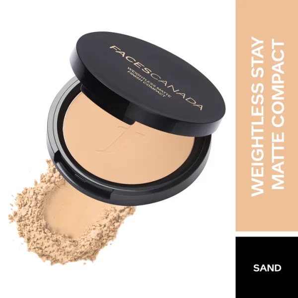 Faces Canada Weightless Stay Matte Compact Spf20 Vitamin E & Shea Butter 02 Natural