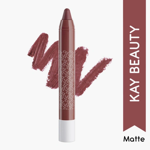 Kay Beauty Matte Lip Crayon Lipstick Rumour