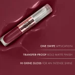 Lakme 9 To 5 Matte To Glass Liquid Lip Color Bold In Red 4