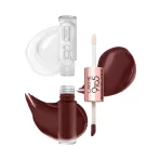 Lakme 9 To 5 Matte To Glass Liquid Lip Color Cocoa 2