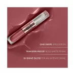 Lakme 9 To 5 Matte To Glass Liquid Lip Color Sweet Praline 4