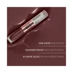 Lakme 9 To 5 Matte To Glass Liquid Lip Color Walnut Praline 4