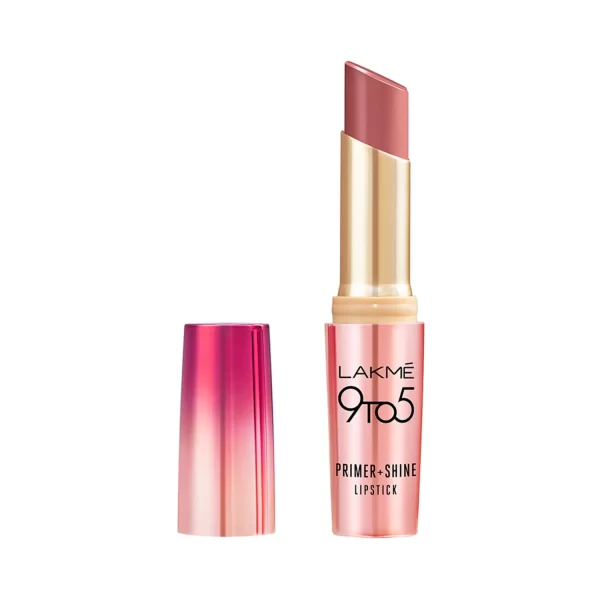 Lakme 9 To 5 Primer + Shine Lipstick Blush Mauve A