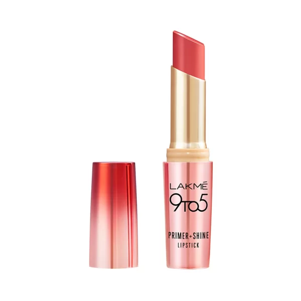 Lakme 9 To 5 Primer + Shine Lipstick Burnt Red A