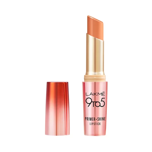 Lakme 9 To 5 Primer + Shine Lipstick Lush Nude A