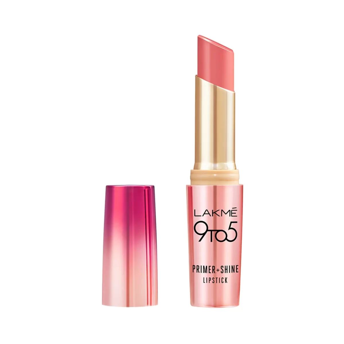 Lakme 9 To 5 Primer + Shine Lipstick Pink Flamingo A