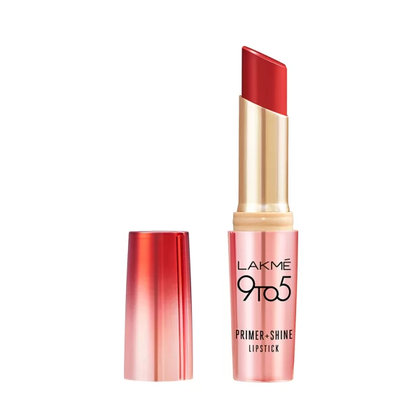 Lakme 9 To 5 Primer + Shine Lipstick Retro Red A