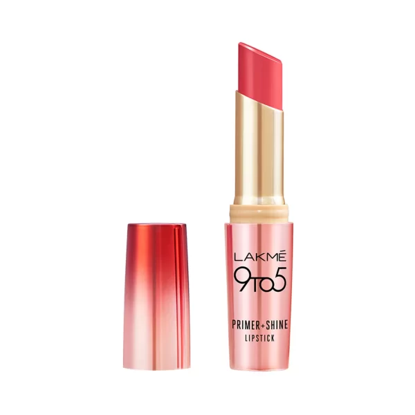 Lakme 9 To 5 Primer + Shine Lipstick Ruby Red A