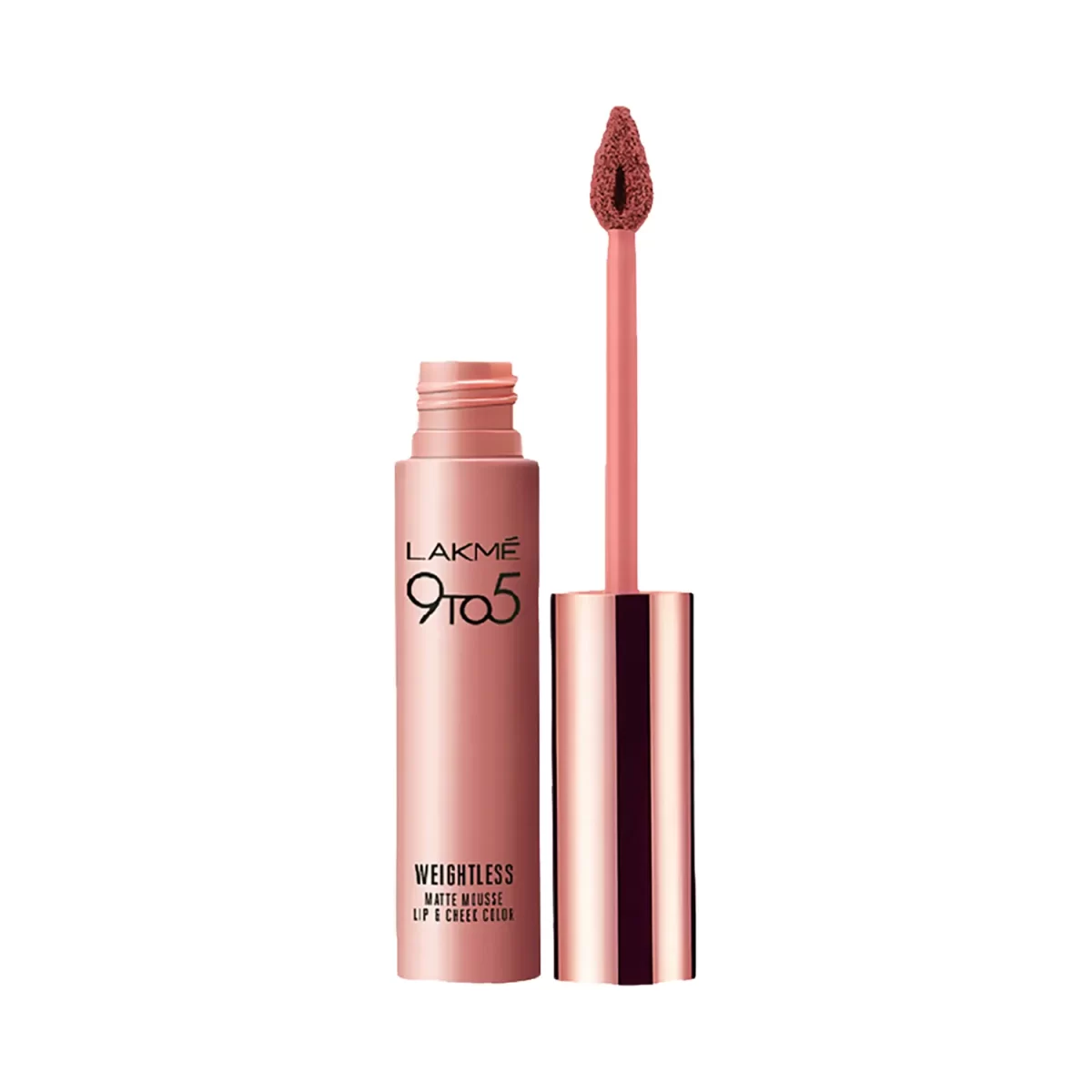 Lakme 9 To 5 Weightless Matte Mousse Lip & Cheek Color Coffee Lite 1