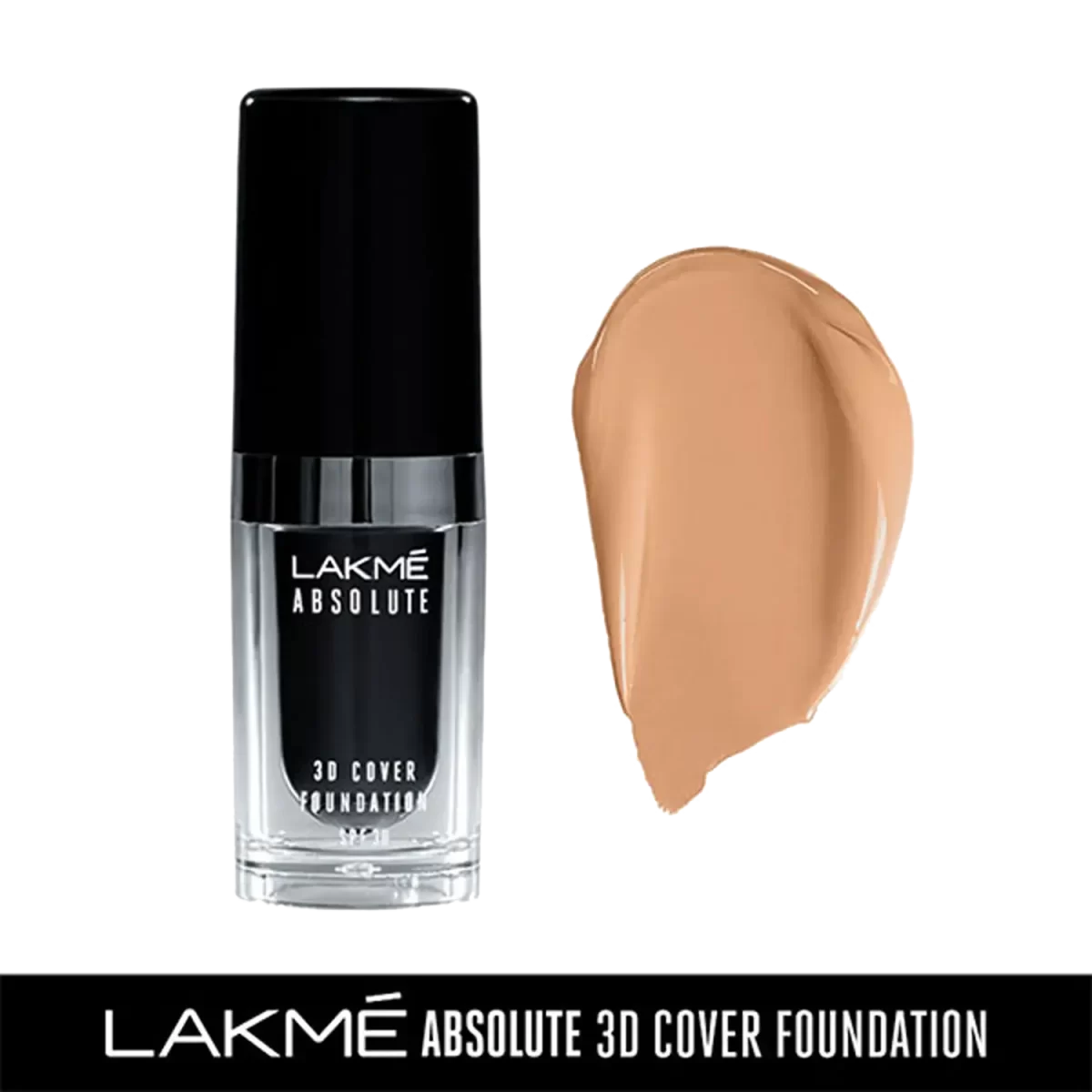 Lakme Absolute 3d Cover Foundation Cool Cinnamon 2