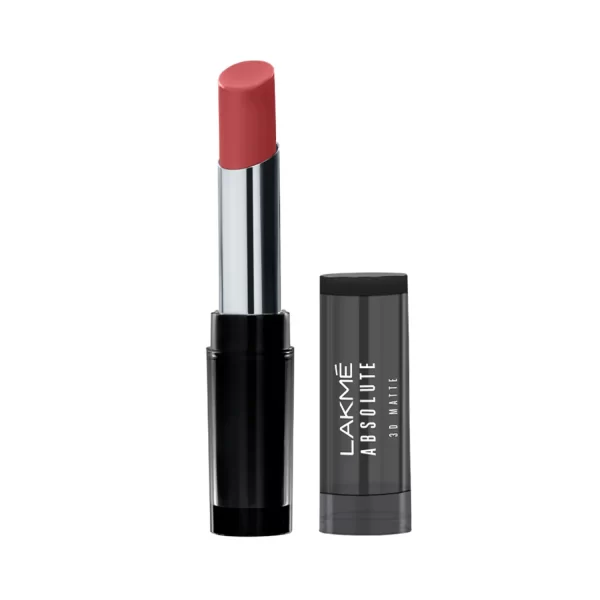 Lakme Absolute 3d Lipstick 14 Nude Reign 1