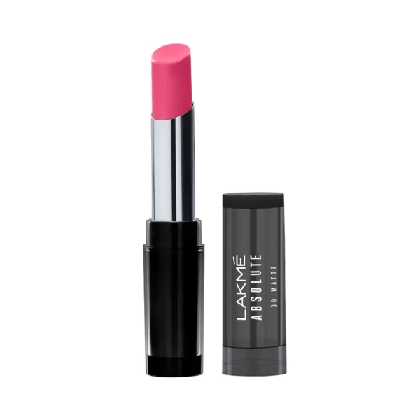 Lakme Absolute 3d Lipstick 22 Pink Buzz 1