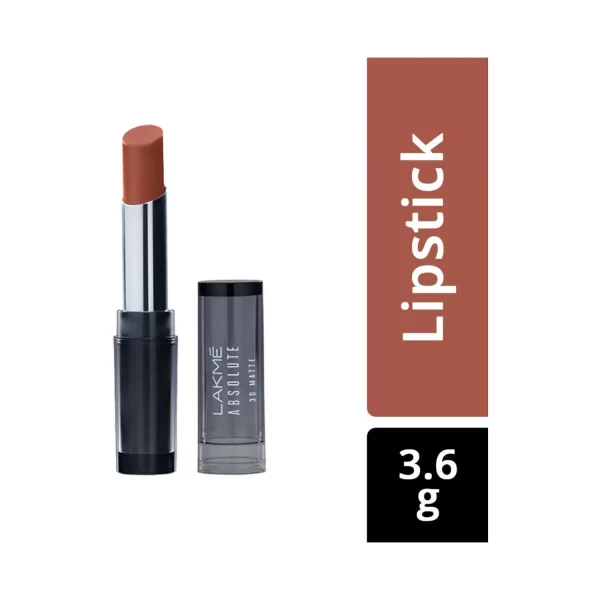 Lakme Absolute 3d Lipstick British Brown