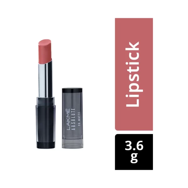 Lakme Absolute 3d Lipstick Elegant Pink 5