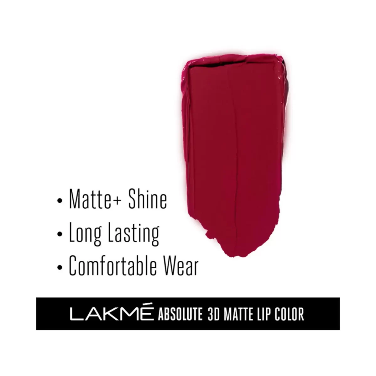 Lakme Absolute 3d Lipstick Maroon Magic 2