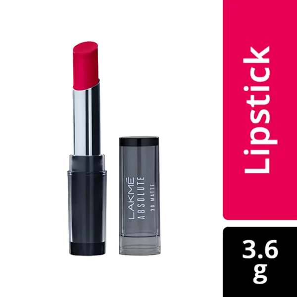 Lakme Absolute 3d Lipstick Pink Passion 3