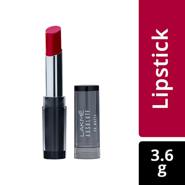 Lakme Absolute 3d Lipstick Plum Spell 3