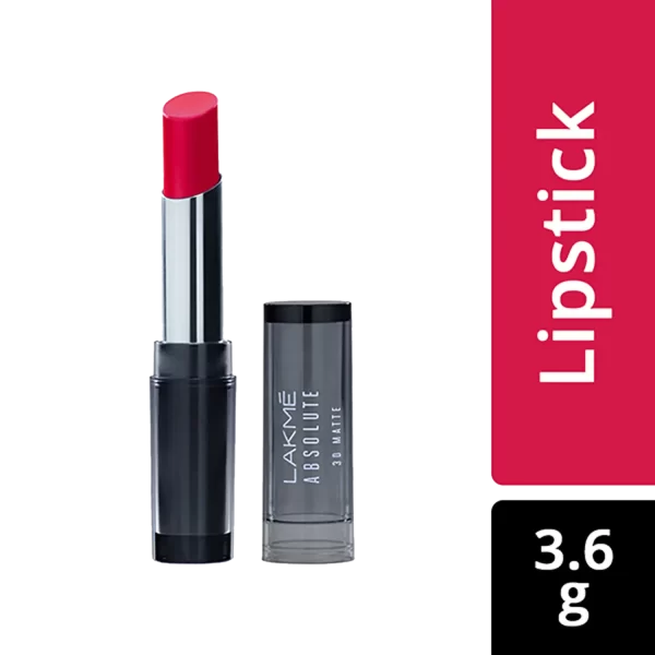 Lakme Absolute 3d Lipstick Romeo Red 1