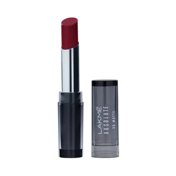 Lakme Absolute 3d Lipstick Wine Whisper 2