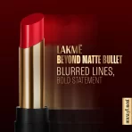 Lakme Absolute Beyond Matte Lipstick 101 Red Rage 4