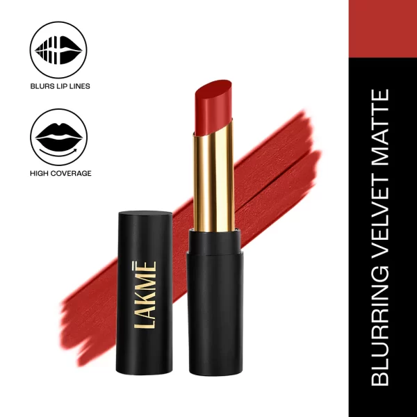 Lakme Absolute Beyond Matte Lipstick 102 Red Ruby 1