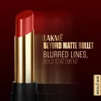 Lakme Absolute Beyond Matte Lipstick 102 Red Ruby 3