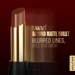 Lakme Absolute Beyond Matte Lipstick 301 Brown Beauty 3