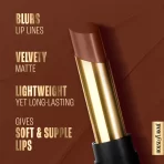 Lakme Absolute Beyond Matte Lipstick 301 Brown Beauty 5