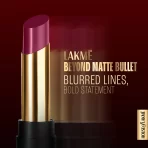 Lakme Absolute Beyond Matte Lipstick 501 Burgundy Boss 3