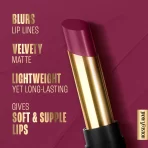 Lakme Absolute Beyond Matte Lipstick 501 Burgundy Boss 5