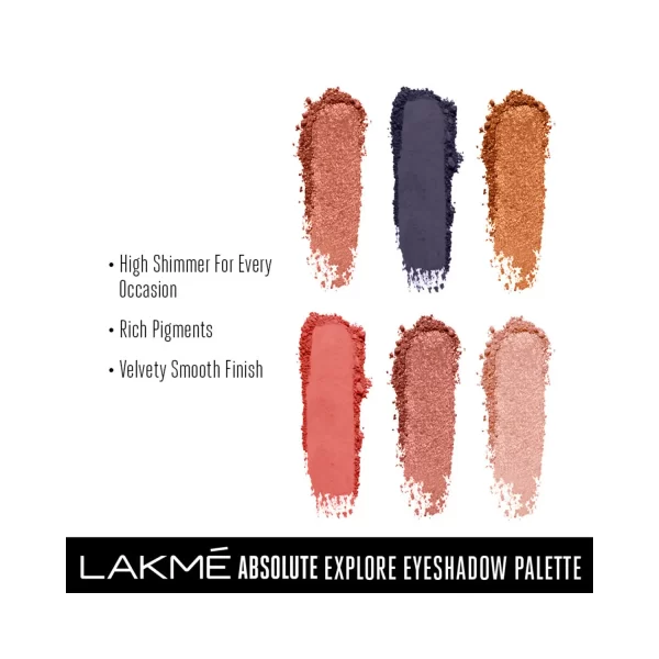 Lakme Absolute Explore Eye Shadow Palette Desert Sunset B