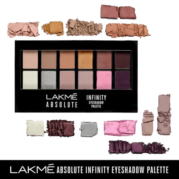 Lakme Absolute Infinity Eye Shadow Palette Soft Nudes B