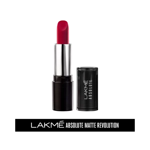 Lakme Absolute Matte Revolution Lip Color 101 Bombshell Red 1