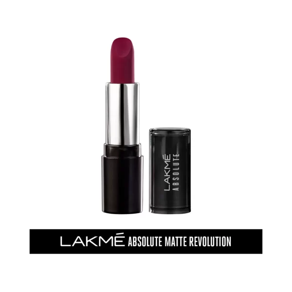 Lakme Absolute Matte Revolution Lip Color 501 Dynamite Berry 1