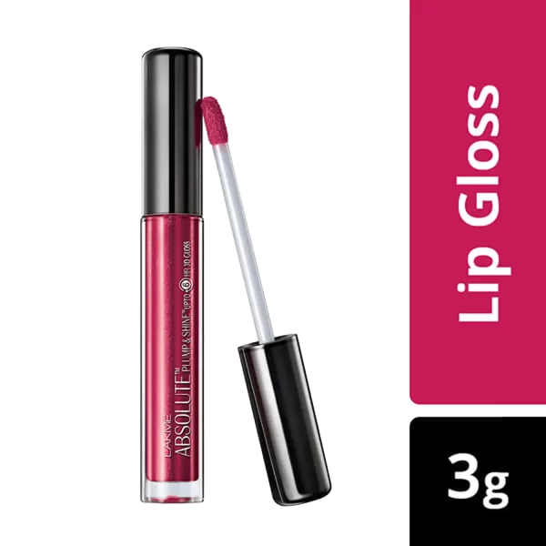 Lakme Absolute Plump & Shine Lip Gloss Red Shine