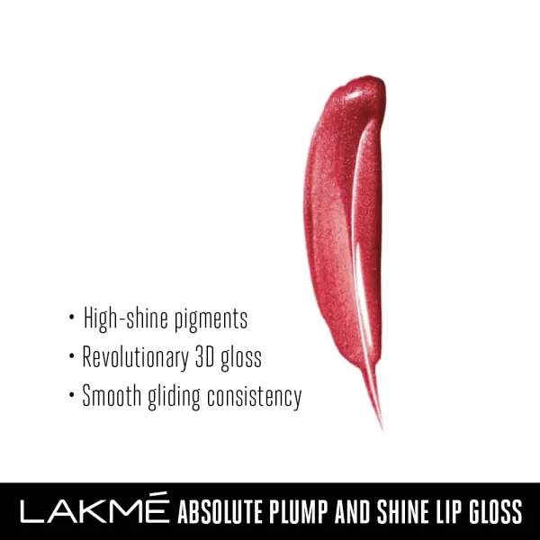 Lakme Absolute Plump And Shine Lip Gloss Plum Shine B