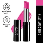 Lakme Absolute Skin Dew Satin Lipstick 206 Pink Flush 1