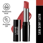 Lakme Absolute Skin Dew Satin Lipstick 303 Red Alert 1