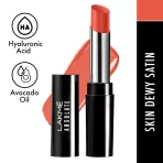 Lakme Absolute Skin Dew Satin Lipstick 304 Red Blast 1