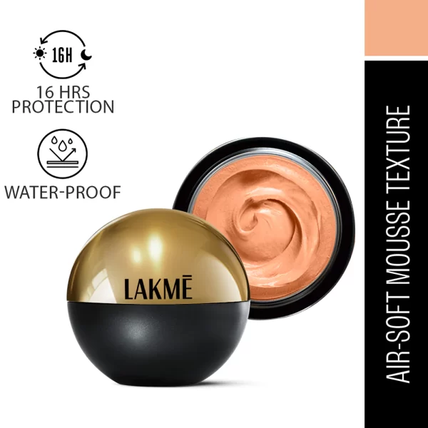 Lakme Absolute Skin Natural Mousse 02 Rose Fair