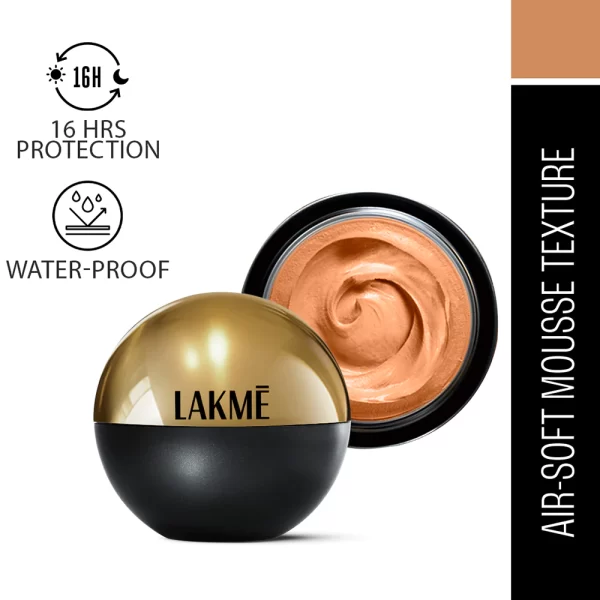 Lakme Absolute Skin Natural Mousse 03 Golden Medium