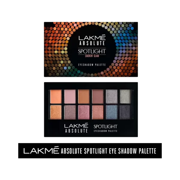 Lakme Absolute Spotlight Eye Shadow Palette Smokin Glam B