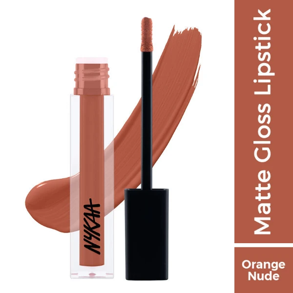 Nykaa 8 Hour Lasting Full Cover Matte Gloss Busy Bee 1