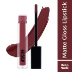 Nykaa 8 Hour Lasting Full Cover Matte Gloss Wild One 1