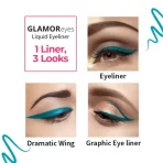 Nykaa Coloured Liquid Eyeliner Aqua Whimsical Potion 3