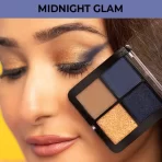 Nykaa Cosmetics Eyes On Me ! 4 In 1 Quad Eyeshadow Palette Midnight Glam 14 4