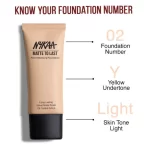 Nykaa Cosmetics Matte To Last Pore Minimizing Foundation 02y Light 2