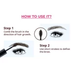 Nykaa Eyebrow Mascara Sirius Brown 7