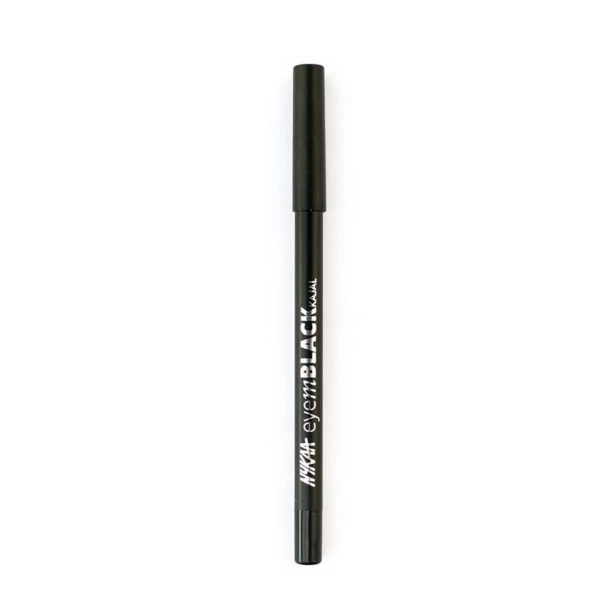 Nykaa Eyem Black Kajal Eyeliner Pencil With Free Nykaa Sharpener 2