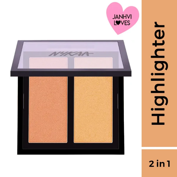 Nykaa Glow Getter Highlighting & Illuminating Duo Palette Gliterrati 02 1